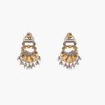 Earrings Sparkle Statement Oxidized Silver Drop Earrings