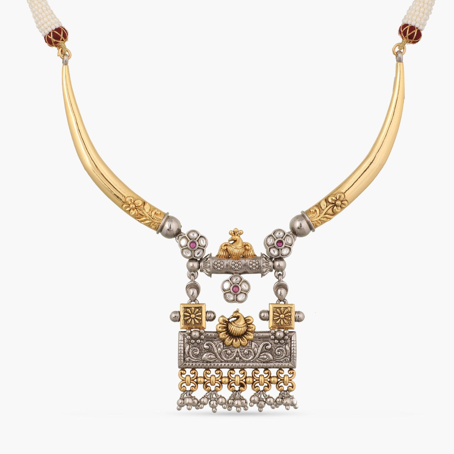 Necklaces Classic Hasli Oxidized Silver Necklace