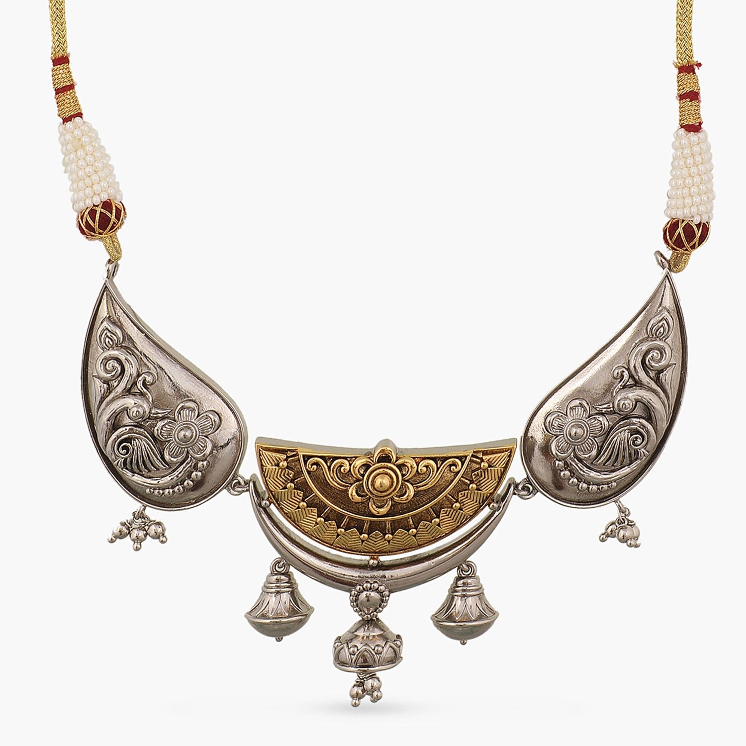 Necklaces Classic Nature Oxidized Silver Choker