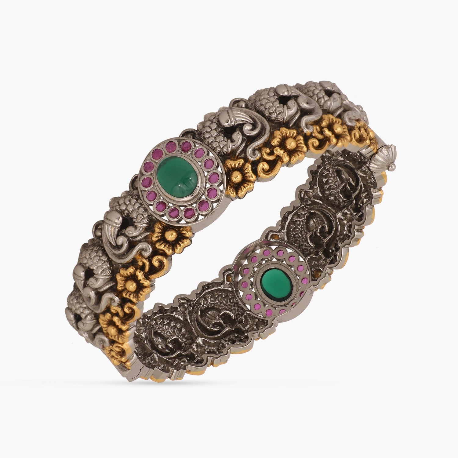 Bangles Elegance Oxidized Silver Bangle