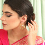 Earrings Baroque Moissanite Silver Drop Earrings