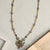 Turquoise Statement Silver Long Necklace