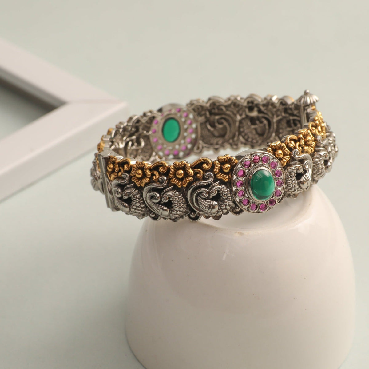 Bangles Elegance Oxidized Silver Bangle