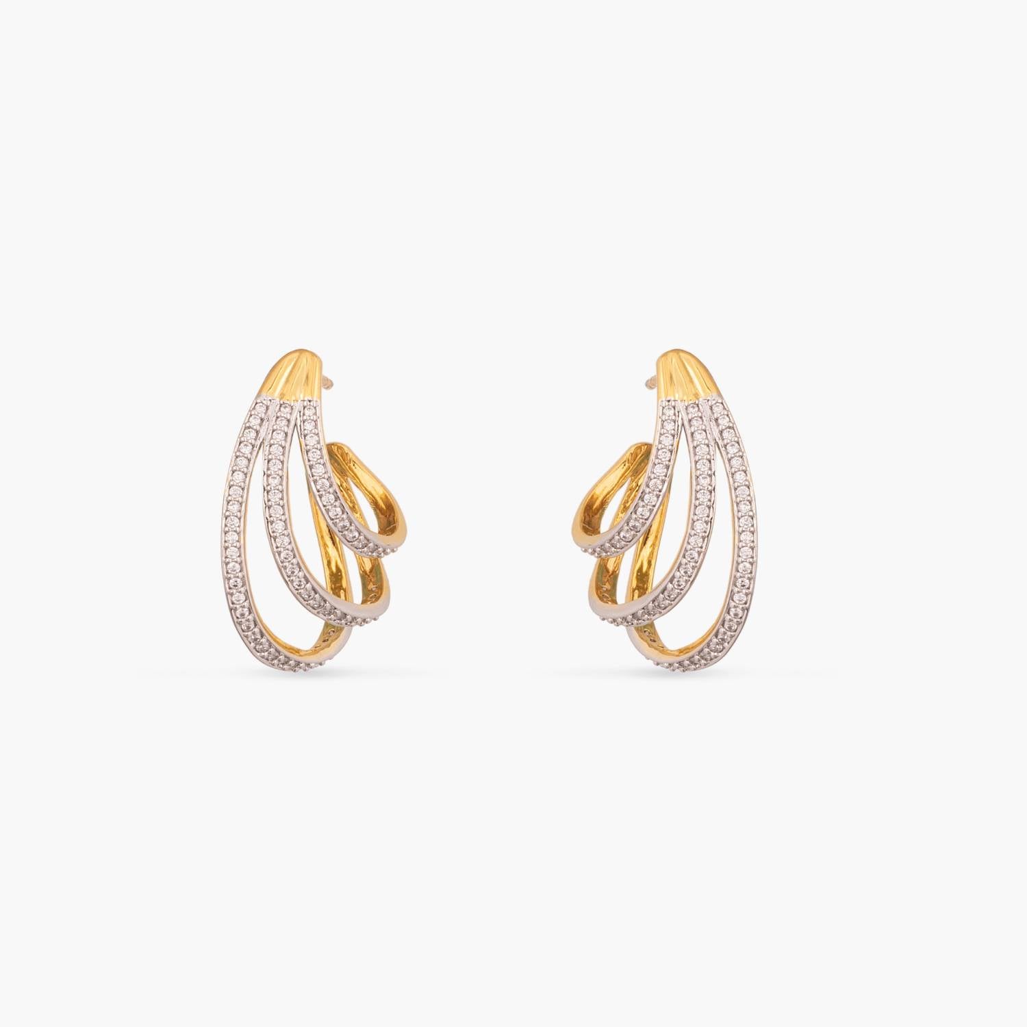 Discover Classic CZ Delicate Silver Huggie Hoop Earrings