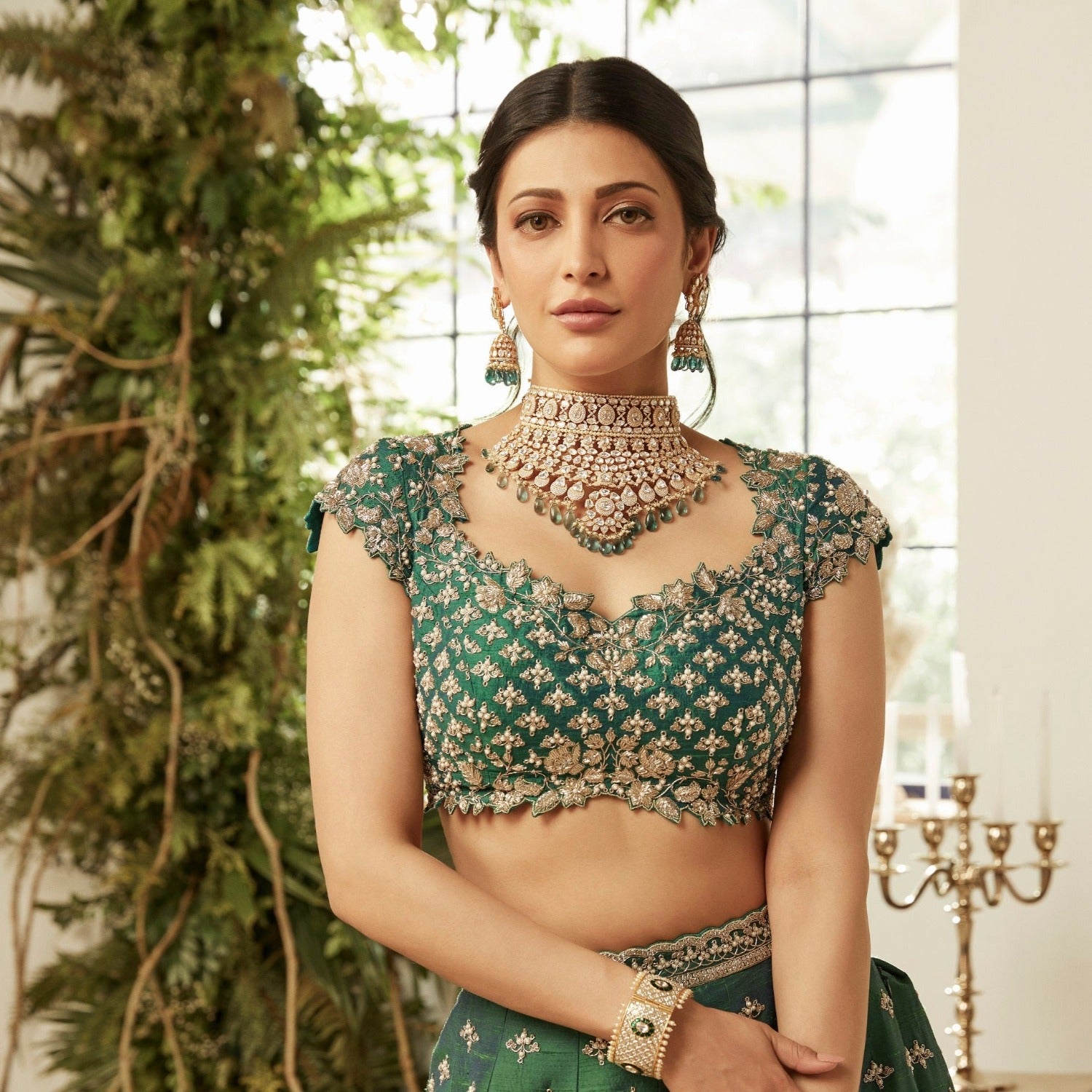 Necklaces Rasika Grandeur Moissanite Silver Choker