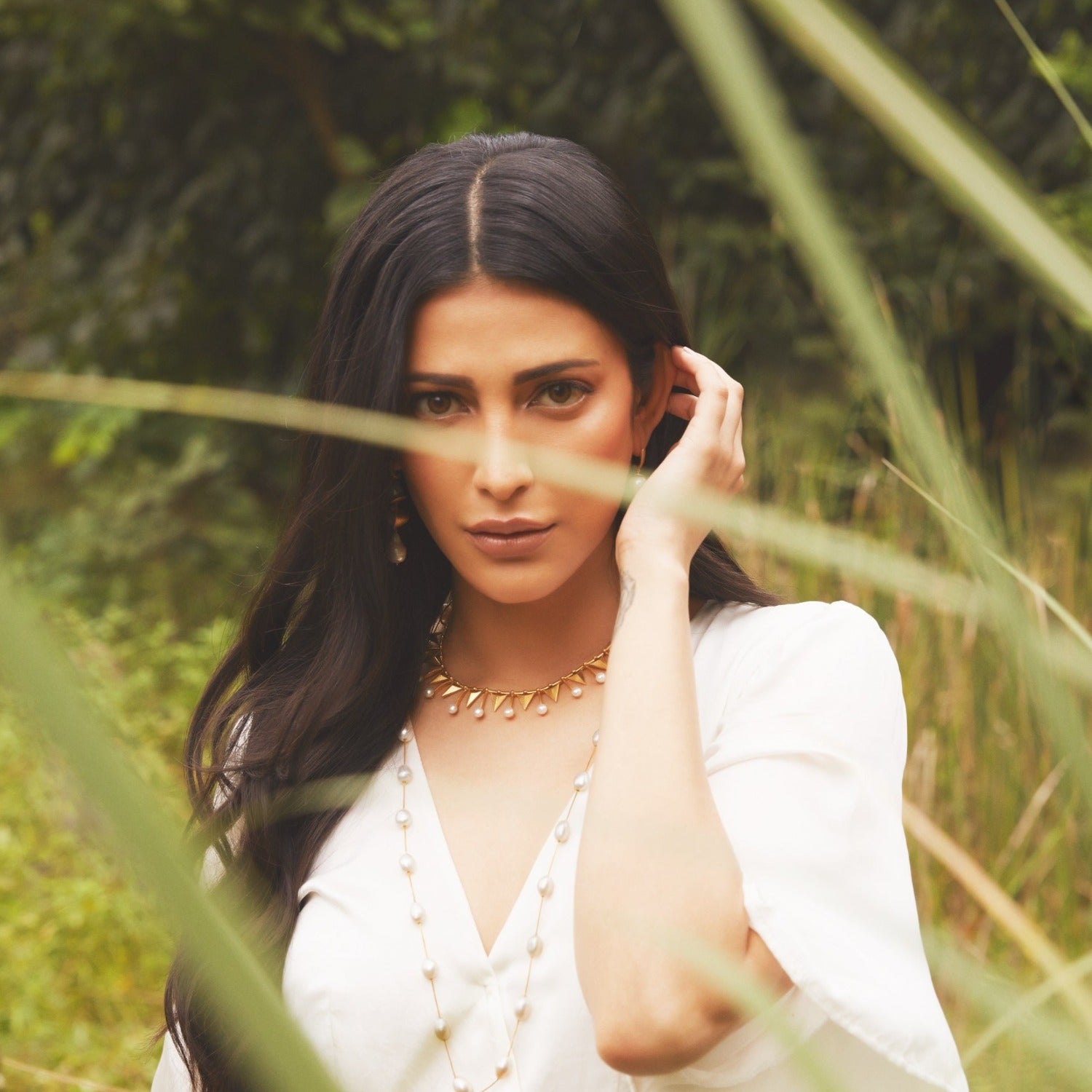 Amaira Pearl Silver Necklace