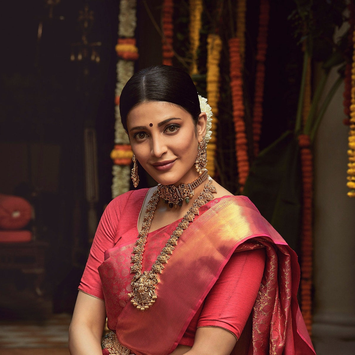 Kshiti Antique Nakshi Silver Choker