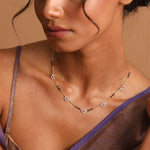 Necklaces Myra CZ Silver Mangalsutra