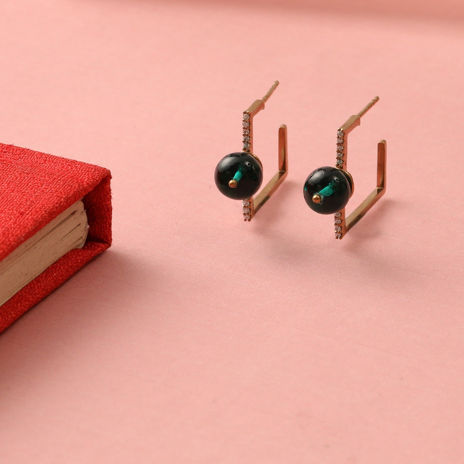 Forever CZ Statement Silver Hoop Earrings