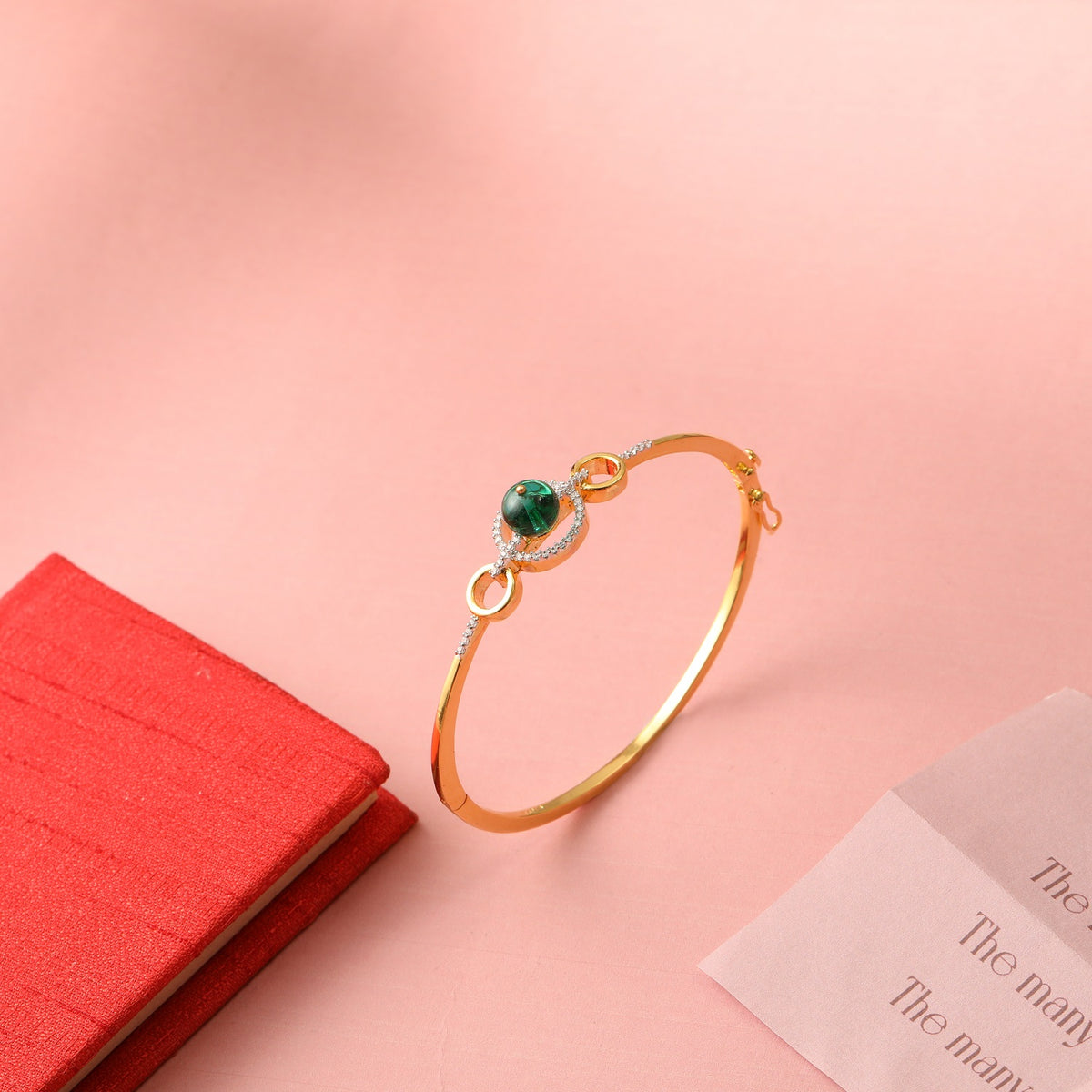 Forever CZ Statement Silver Cuff Bracelet