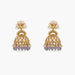 Earrings Morni Moissanite Silver Jhumkis