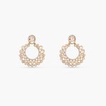 Earrings Nita Moissanite Silver Chandbali Earrings