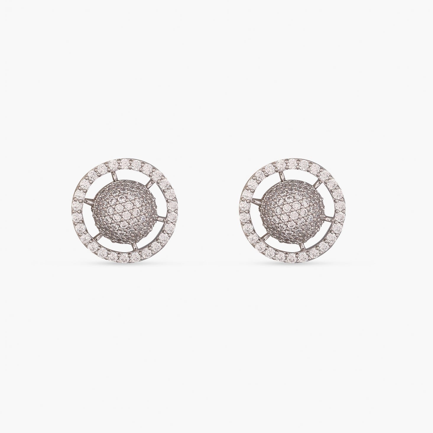 Lumiere Classic CZ Silver Studs