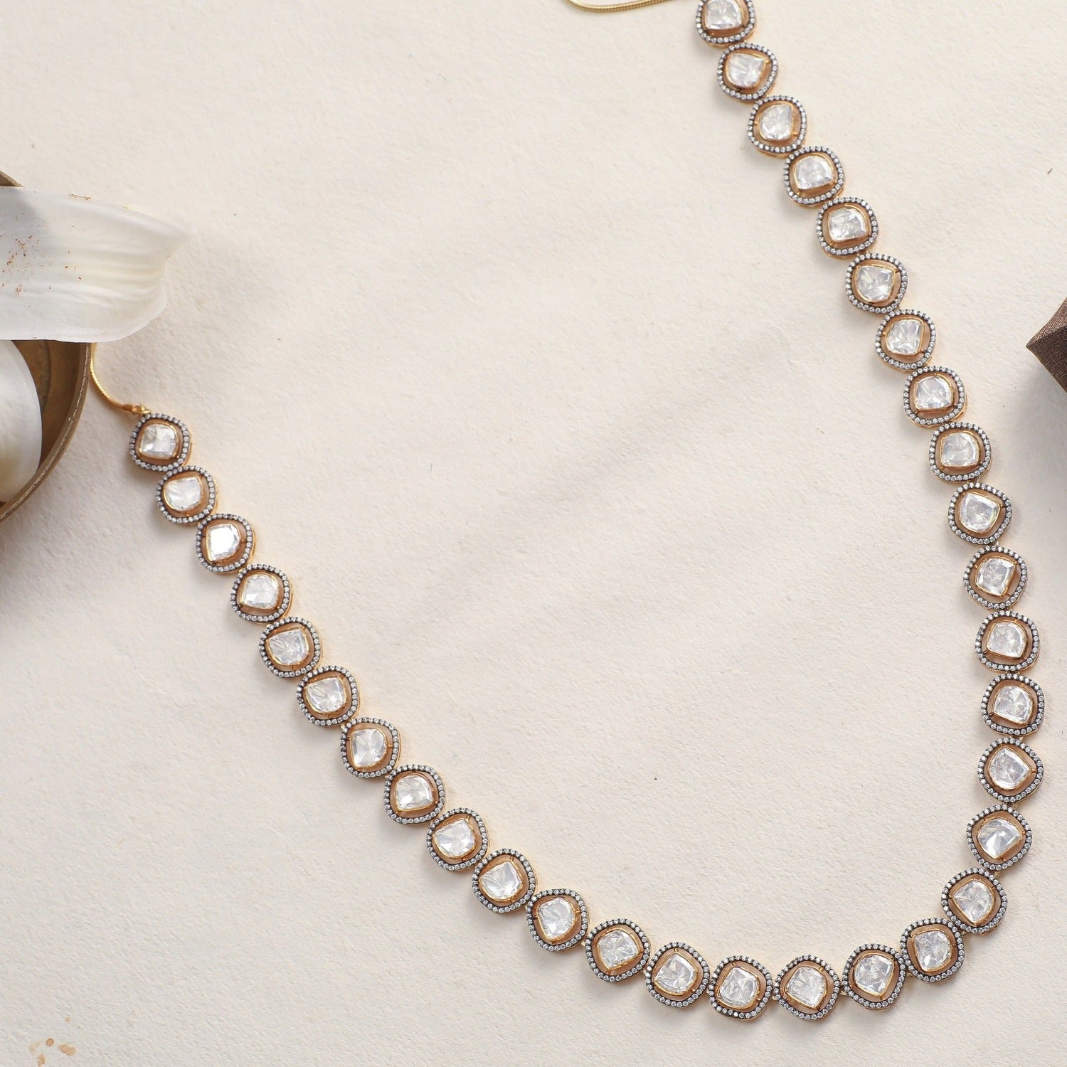 Necklaces Marama CZ Moissanite Silver Necklace