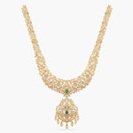 Necklaces Ishita CZ Silver Long Necklace