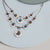 Vidra Tribal Silver Layered Necklace