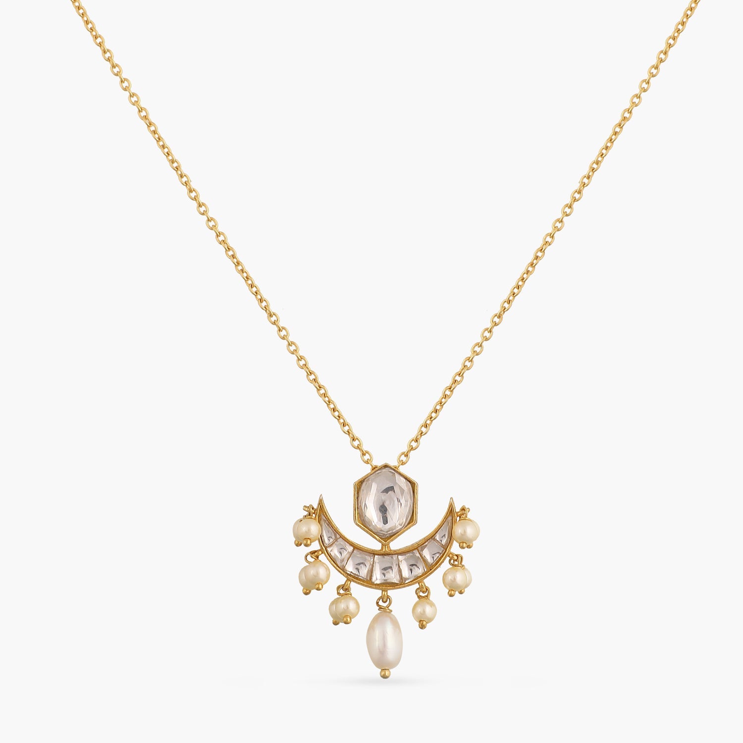 Necklaces Zahira Moissanite Silver Pendant Necklace