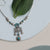 Aponi Rustic Tribal Silver Necklace