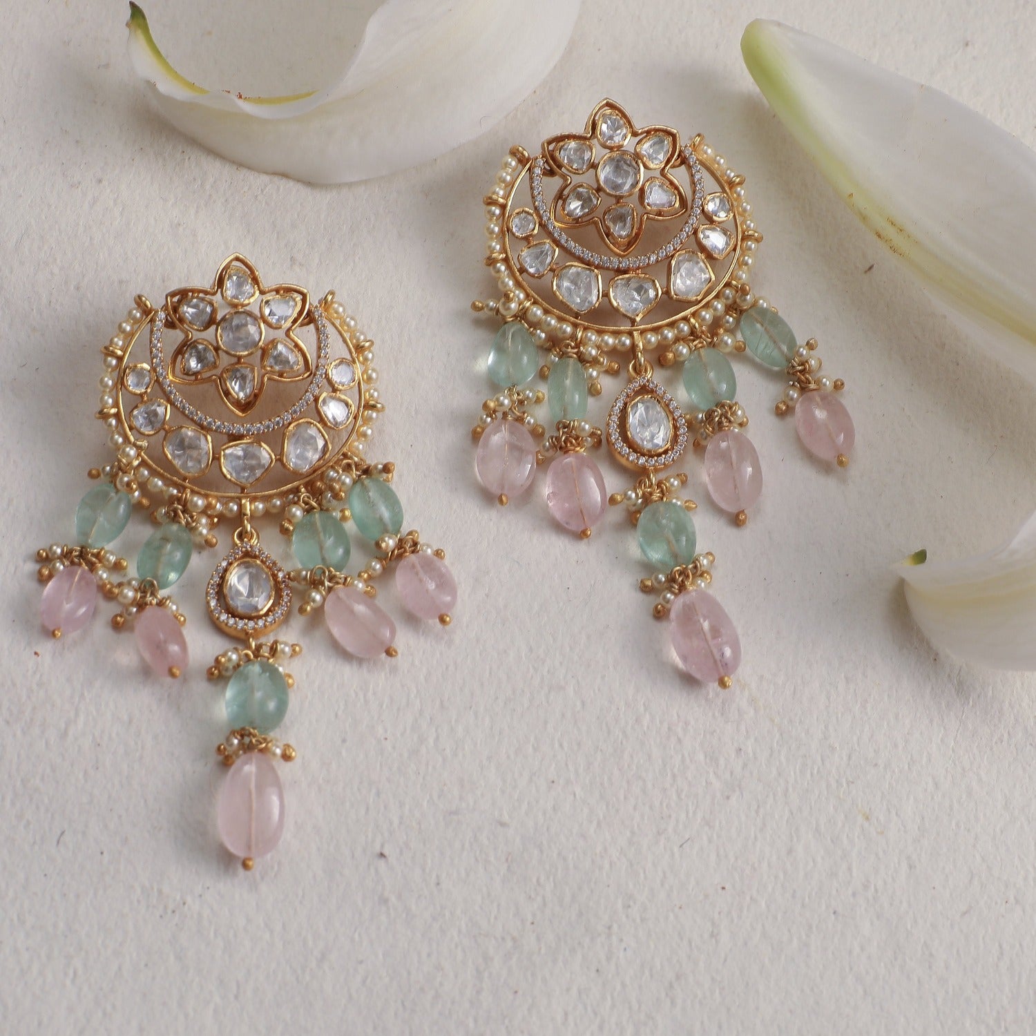 Earrings Mehnoor Moissanite Silver Drop Earrings