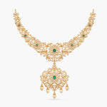 Falguni CZ Silver Short Necklace
