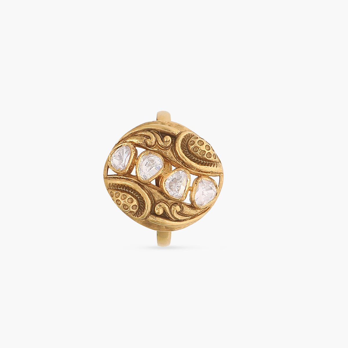 Finger Ring Naomi Nakshi Silver Finger Ring