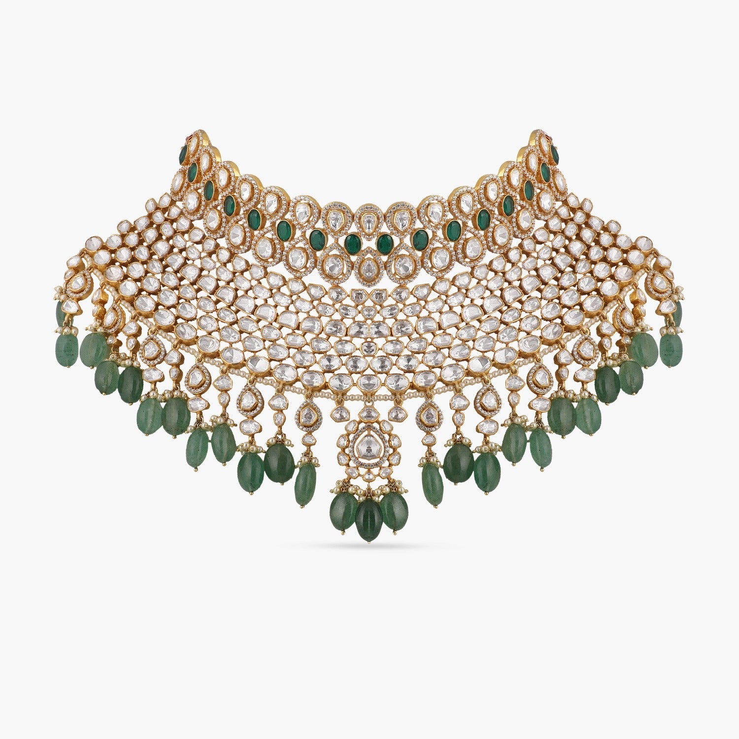 Necklaces Nivriti Moissanite Silver Choker