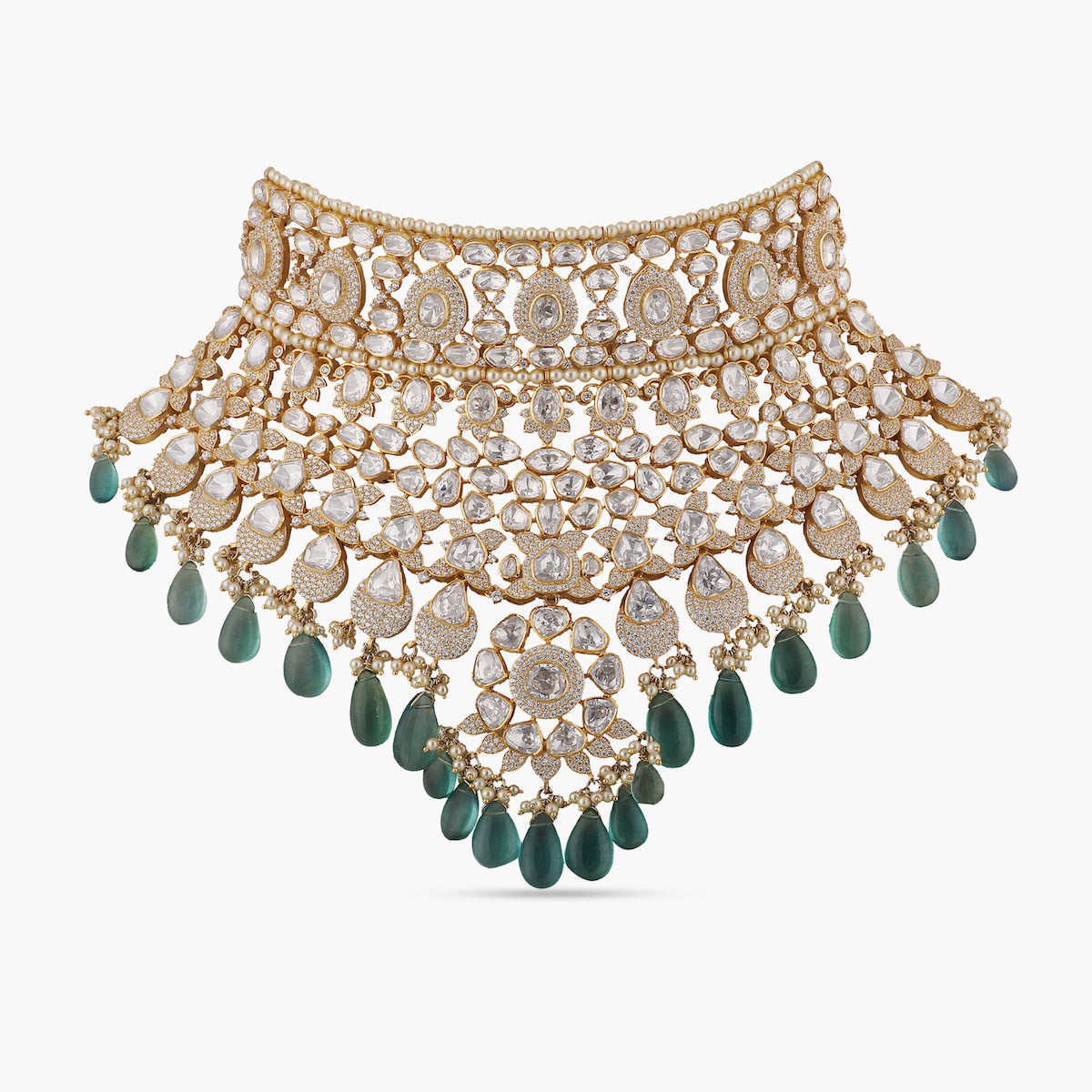 Necklaces Rasika Grandeur Moissanite Silver Choker