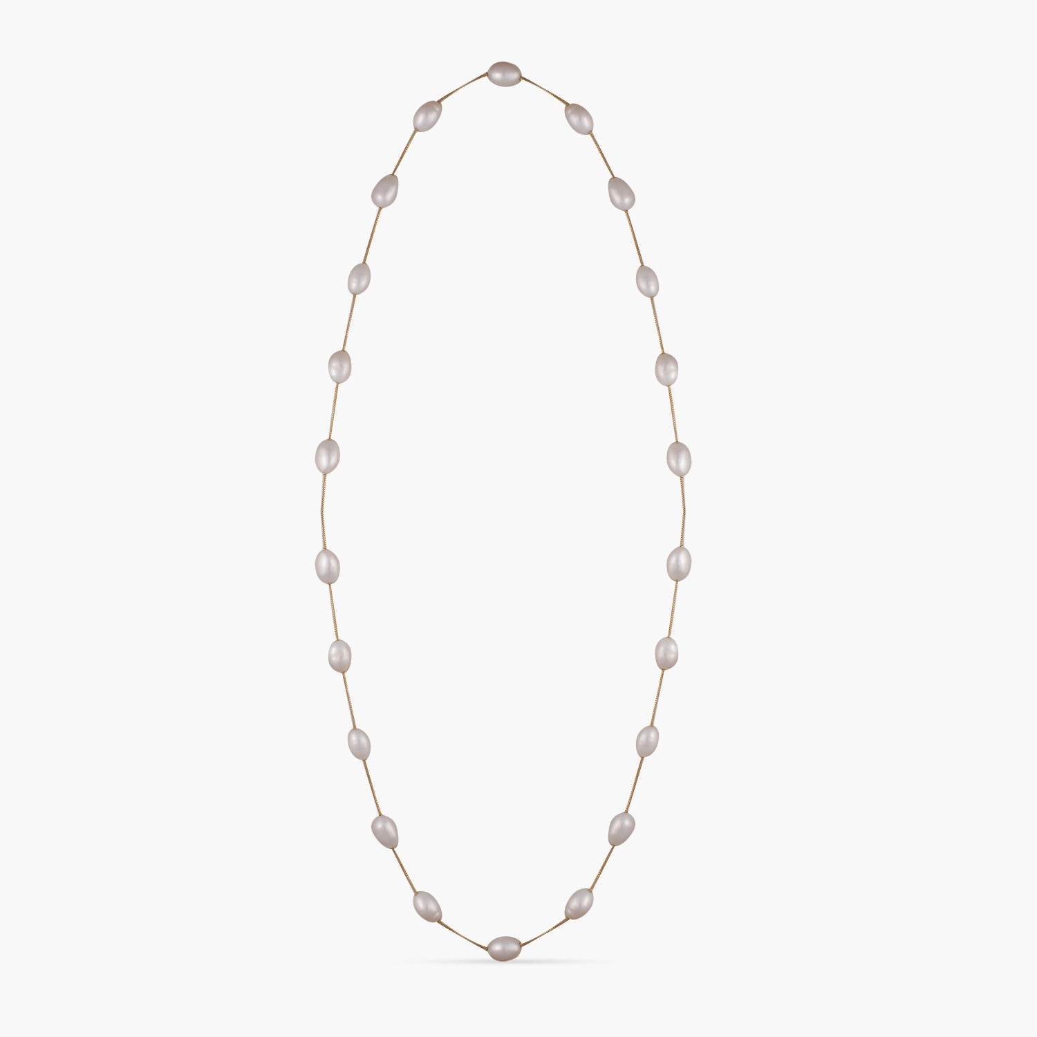 Delicate Pearl Silver Strand  