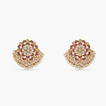 Earrings Fulia Jadau Silver Earrings