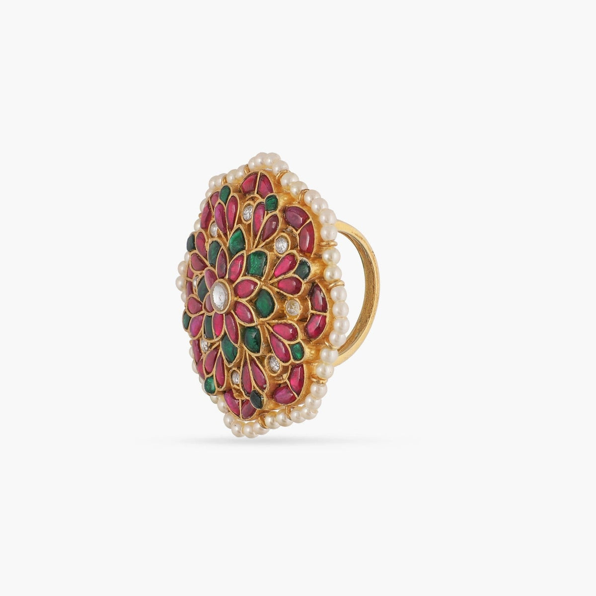 Finger Ring Atreyi Jadau Silver Finger Ring