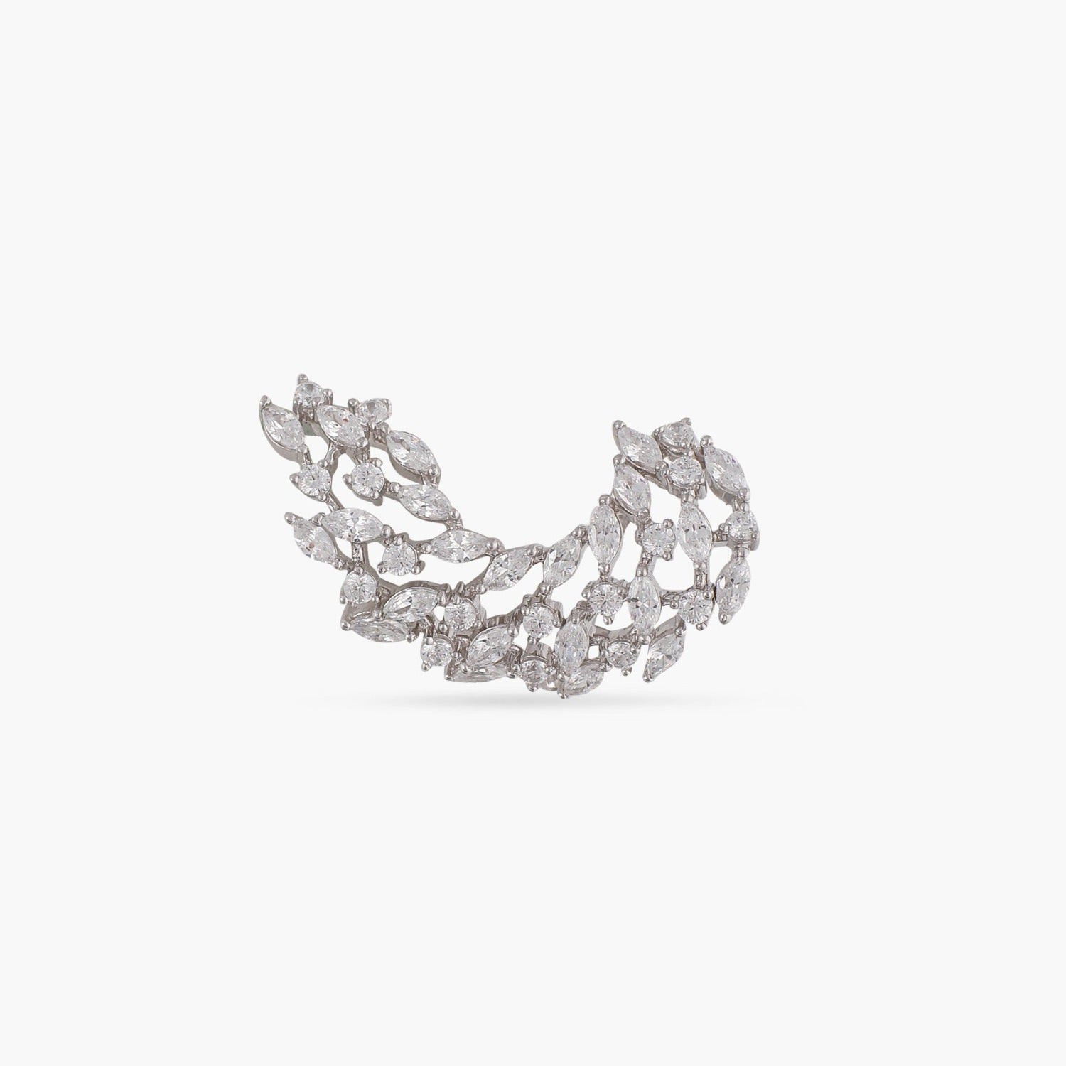 スワロフスキー　Millenia RING Millenia open ring, Octagon cut, Blue, Rhodium plated
