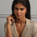 Necklaces Chandana Gold Plated Silver Necklace