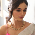 Necklaces Prarthana Antique Gold Plated Silver Necklace