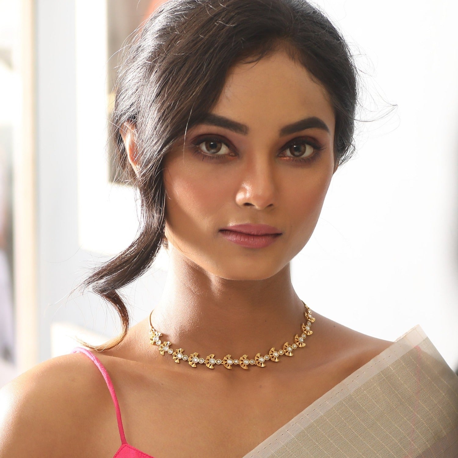 Necklaces Aakar Gold Plated Silver Delicate Necklace