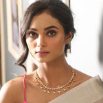 Necklaces Roha Jadau Silver Necklace