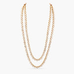 Necklaces Dvidala Classic Moissanite Silver Layered Necklace