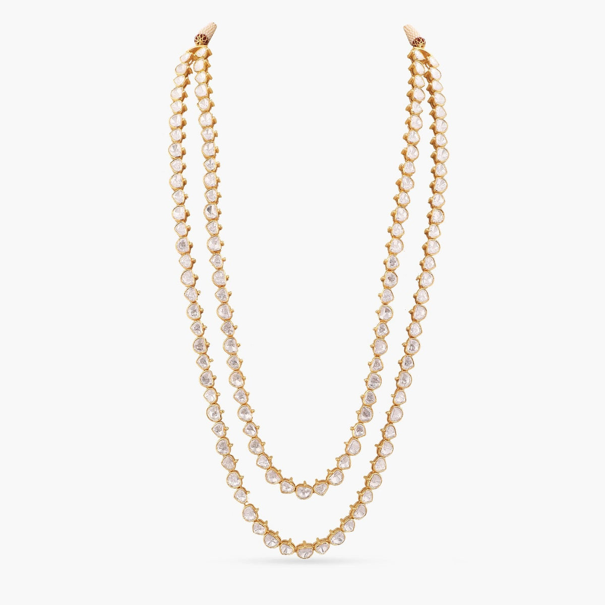 Necklaces Dvidala Classic Moissanite Silver Layered Necklace