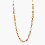 Necklaces Jalari Jadau Gold Plated Silver Long Necklace