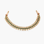 Necklaces Saurika Jadau Simple Silver Choker
