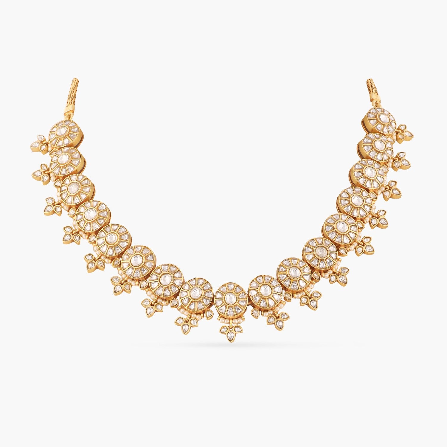 Vihara Jadau Dreamy Silver Necklace