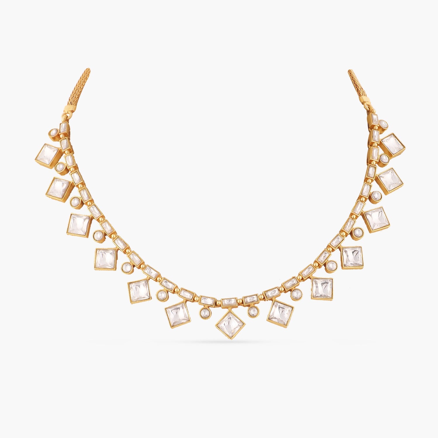 Necklaces Hiraka Jadau Silver Necklace