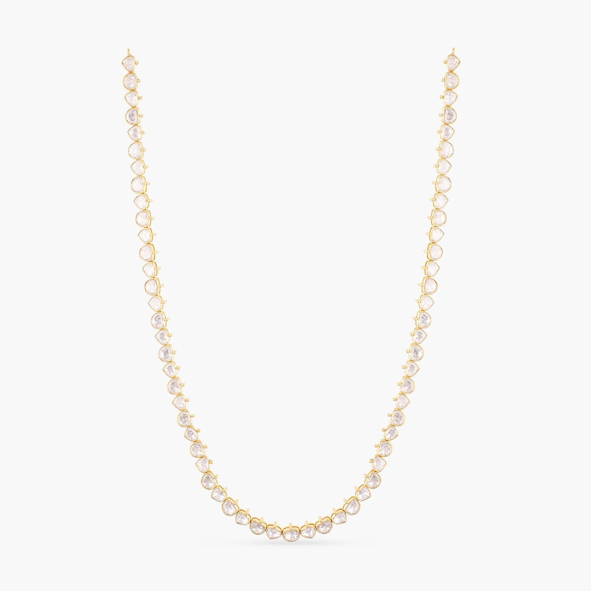Necklaces Bama Moissanite Gold Plated Silver Chain Necklace