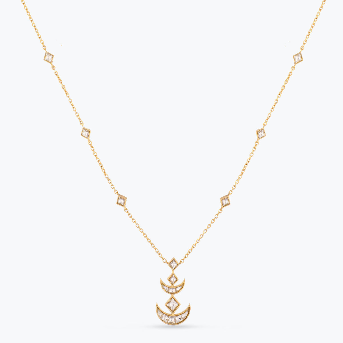 Chandana Gold plated Silver Necklace