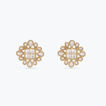 Earrings Sevanthi Jadau Silver Stud Earrings