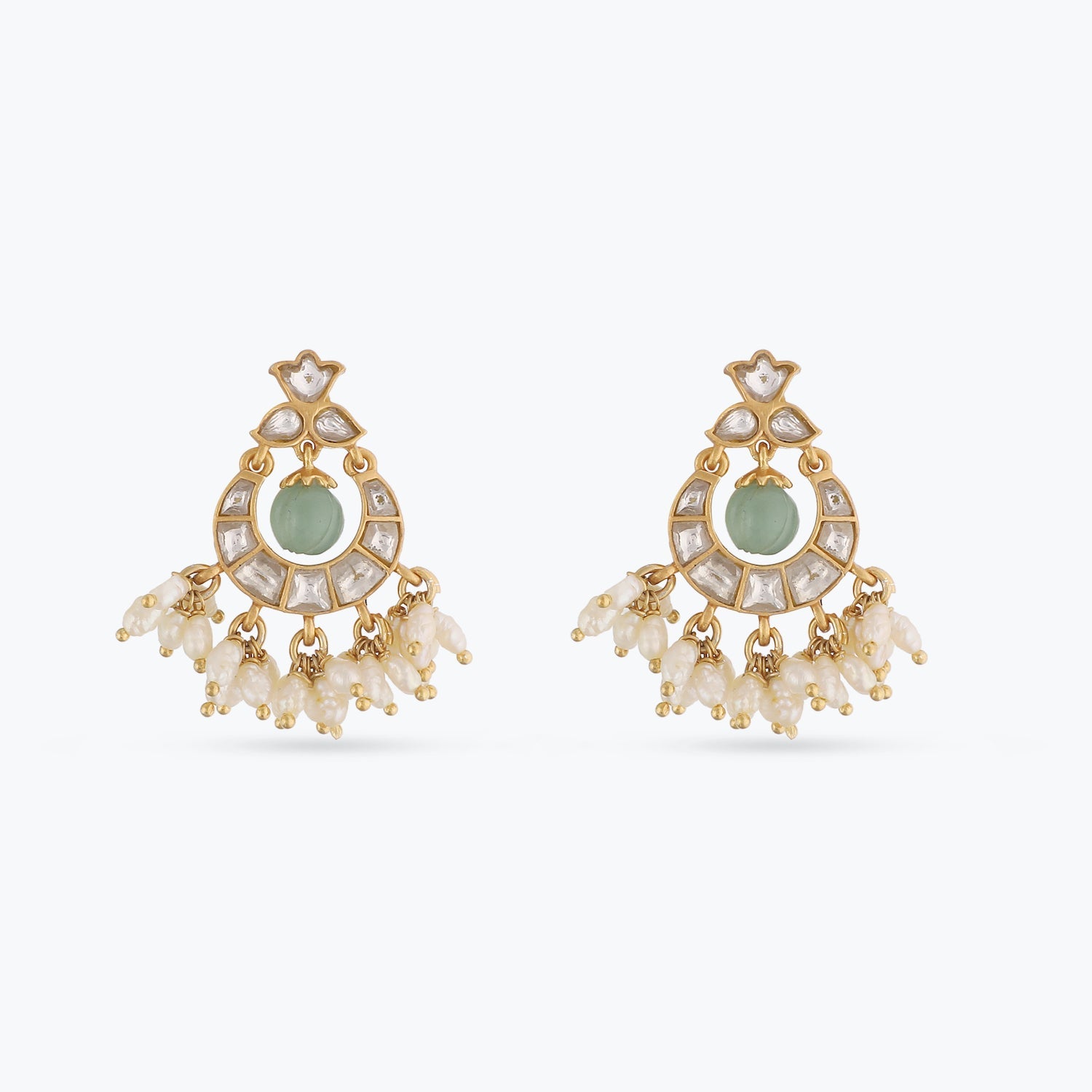 Earrings Spurthi Gold Plated Silver Earrings
