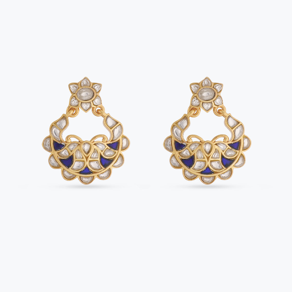 Ayla Gold Plated Silver Stud Earrings