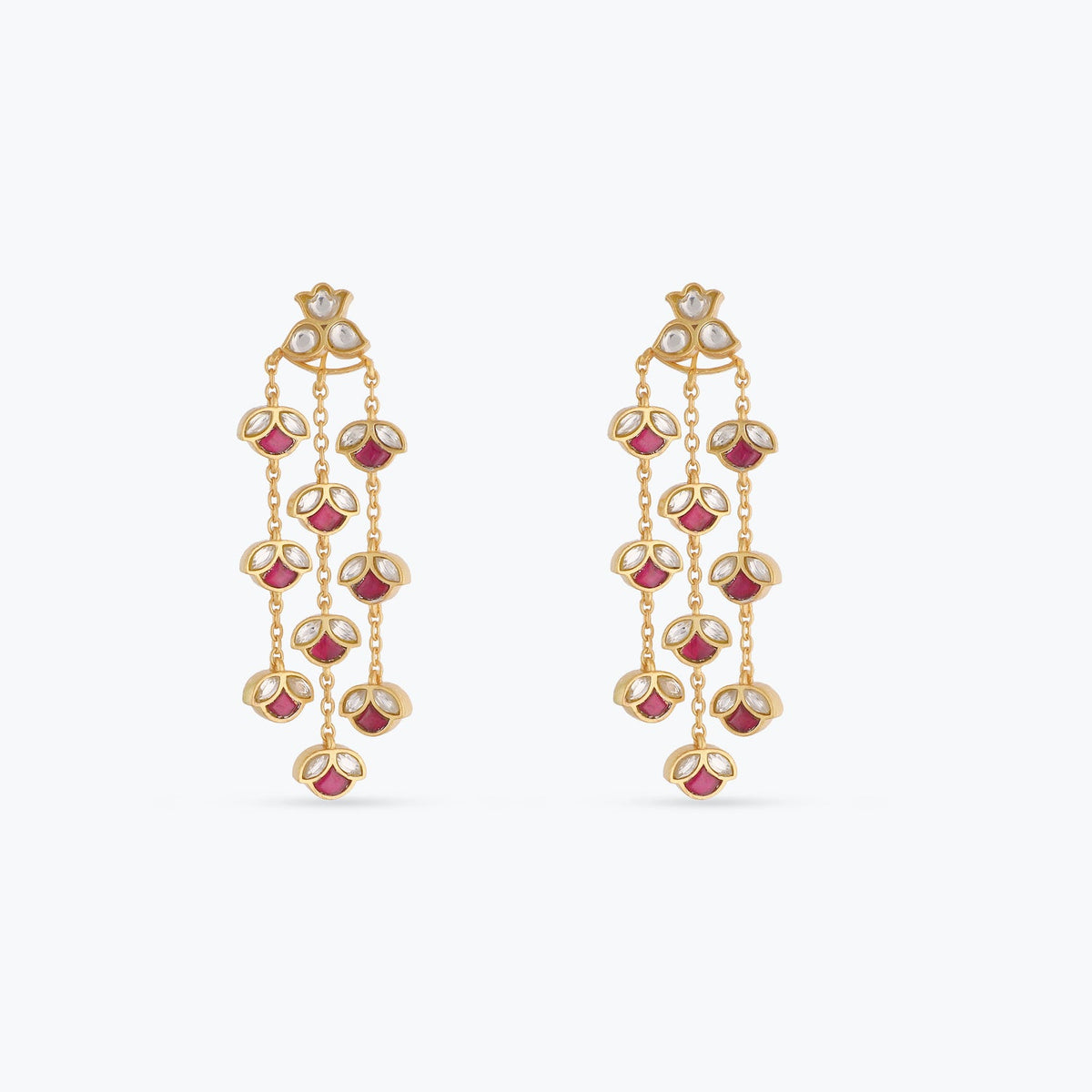 Earrings Sadya Gold Plated Sterling Silver Earrings