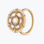 Finger Ring Kvan Silver Gold Plated Silver Ring