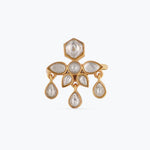 Finger Ring Irya Small Jadau Silver Ring
