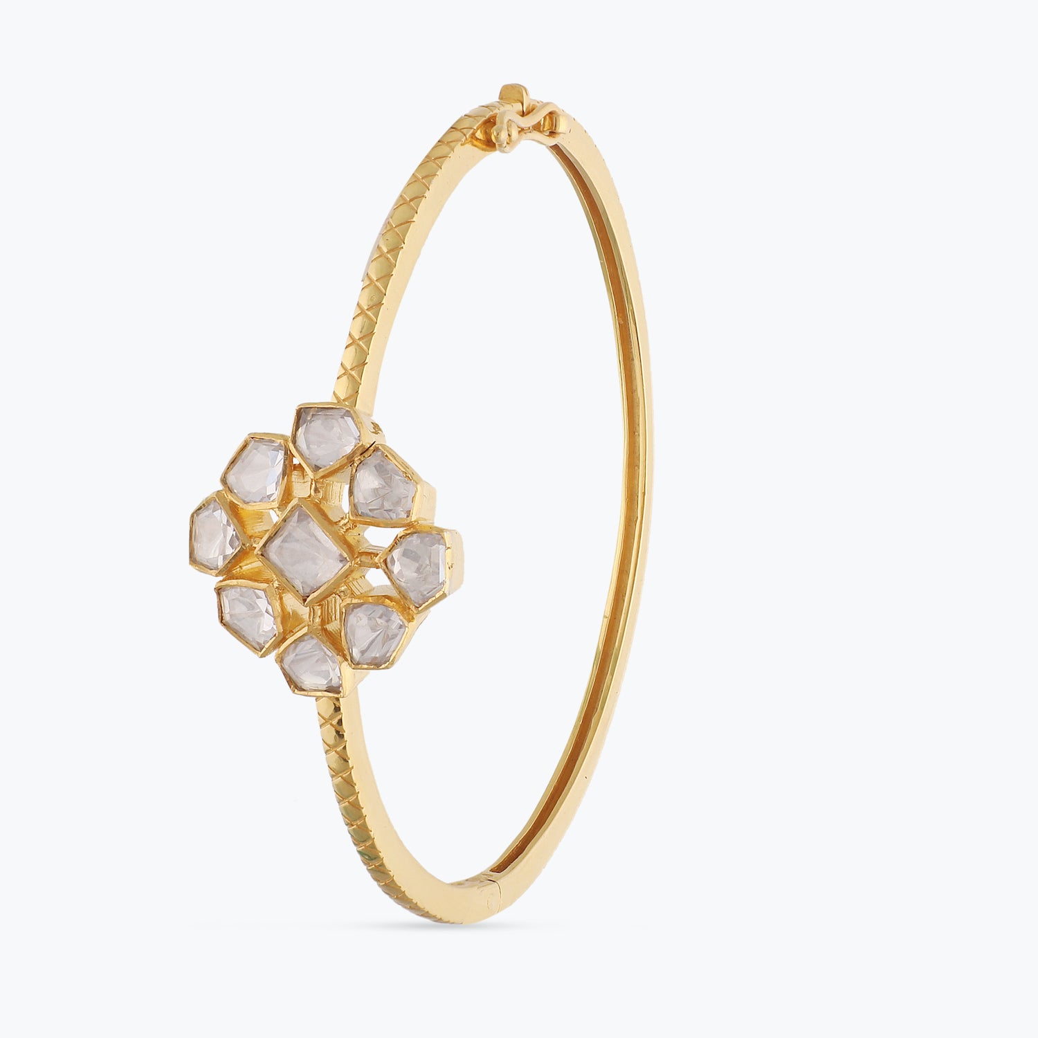 Buy Sterling Silver Bangles and Bracelets Online Paksha Tagged Gold